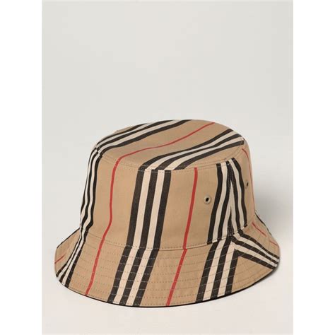 cappello burberry pescatore|Cappello da pescatore Burberry Check in cotone in Beige.